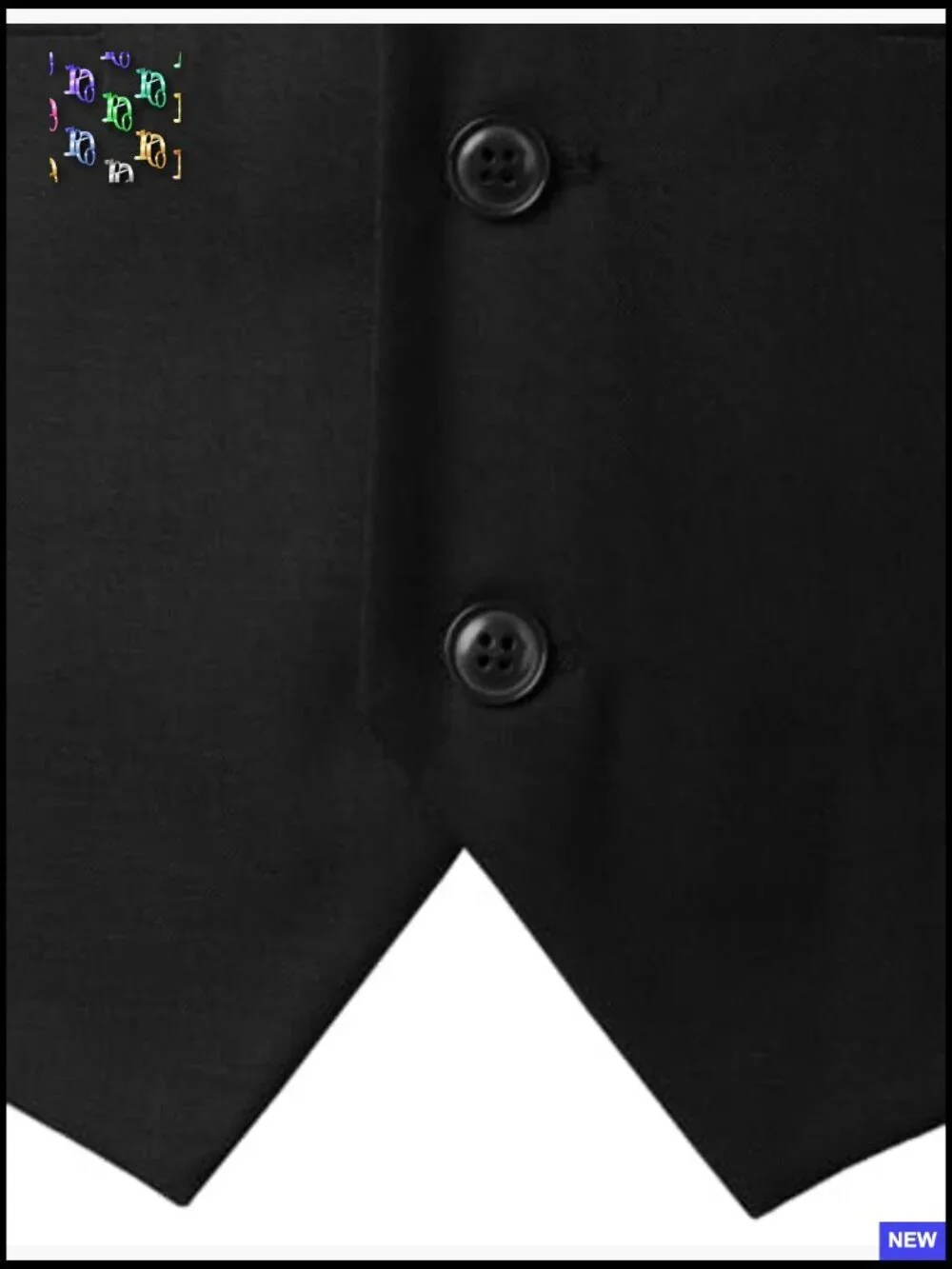 Slim Fit Formal Vest with Adjustable Belt V-Neck Classic Business Wear